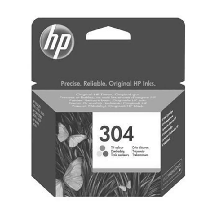 Termék főképe HP originální ink N9K05AE, HP 304, Tri-color, 100str., HP DeskJet 2620,2630,2632,2633,372
