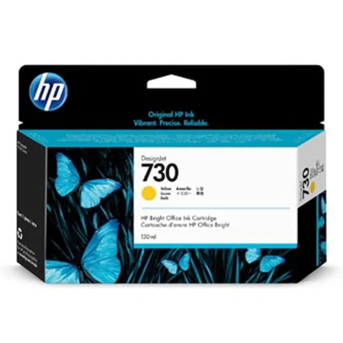 Termék főképe HP originální ink P2V64A, HP 730, yellow, 130ml, HP HP DESIGNJET T1600 SERIES,1700 SERIES