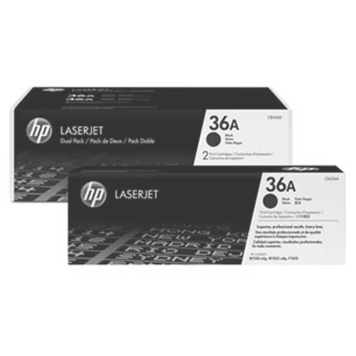 Termék főképe HP originální toner CB436AD, black, 4000 (2x2000)str., HP 36A, HP LaserJet P1505, M1522n,