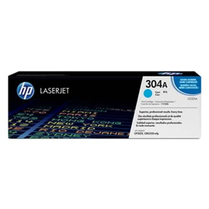 Termék főképe HP originální toner CC531A, cyan, 2800str., HP 304A, HP Color LaserJet CP2025, CM2320, O