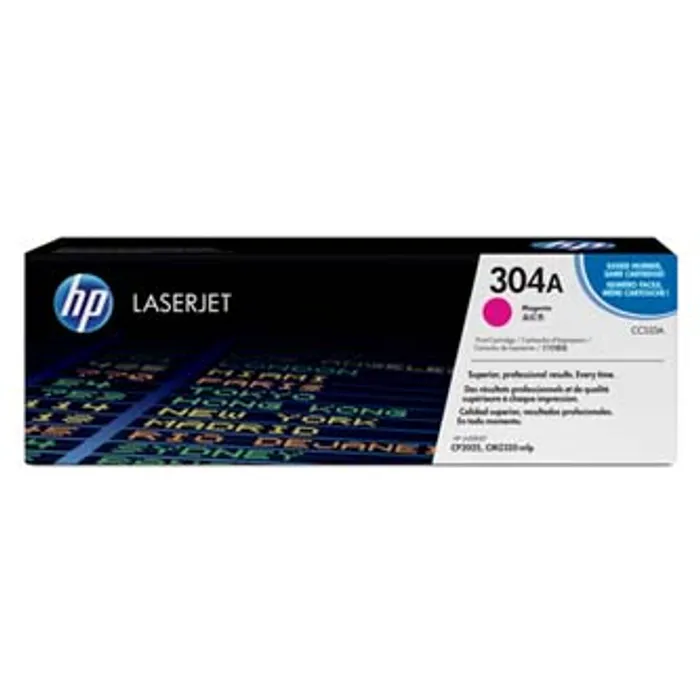 Termék főképe HP originální toner CC533A, magenta, 2800str., HP 304A, HP Color LaserJet CP2025, CM2320,