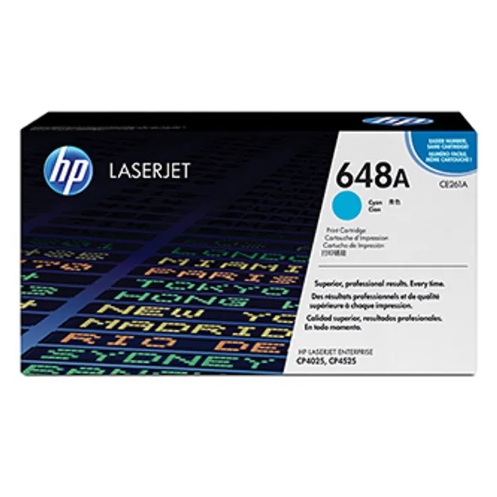 Termék főképe HP originální toner CE261A, cyan, 11000str., HP 648A, HP Color LaserJet CP4025, CP4525, O