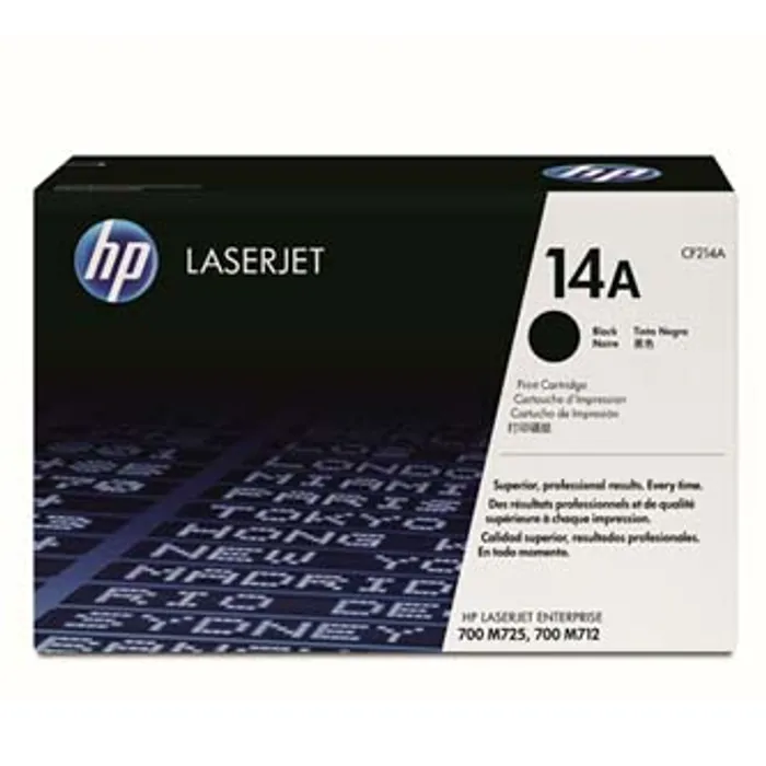Termék főképe HP originální toner CF214A, black, 10000str., HP 14A, HP LaserJet Enterprise 700 M712, O