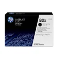 Eredeti HP toner CF280XD, fekete, 6900 oldal, HP 80X, HP LaserJet+, N, kettős csomag, 2000 g,