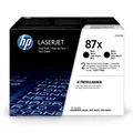 Eredeti HP toner CF287XD, fekete, 36000 (2x18000) oldal, HP 87X, HP LaserJet Enterprise M