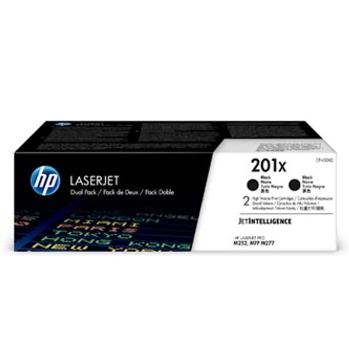 Termék főképe HP originální toner CF400XD, black, 5600 (2x2800)str., HP 201X, HP Color LaserJet MFP M27