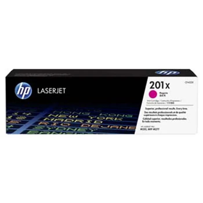 Termék főképe HP originální toner CF403X, magenta, 2300str., HP 201X, HP Color LaserJet MFP 277, Pro M2