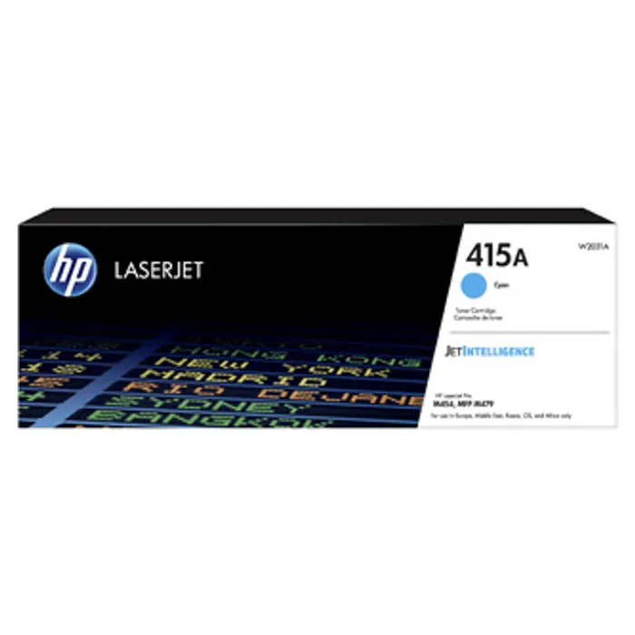Termék főképe HP originální toner W2031A, cyan, 2100str., HP 415A, HP Color LaserJet Pro M454, MFP M479