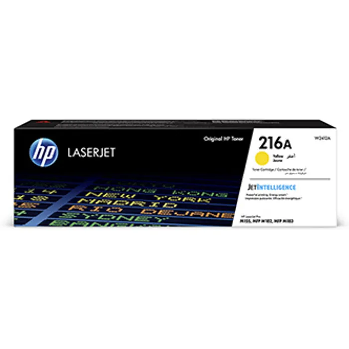 Termék főképe HP originální toner W2412A, yellow, 850str., HP 216A, HP Color LaserJet Pro M182 , M183,