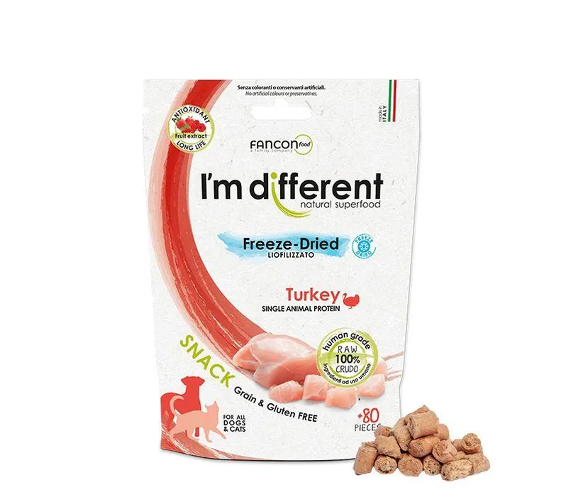 Termék főképe I´M DIFFERENT SNACK krůta - mrazem sušený pamlsek, 40 g