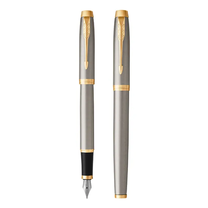 Termék főképe IM Brushed Metal GT plnící pero -F- PARKER