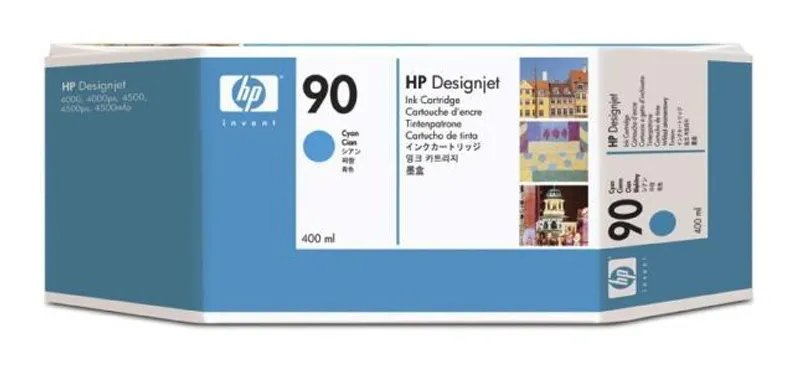Termék főképe Inkjet cart.pro "DesignJet 4000" tiskárnu, HP "Nr.90" Cyan, 400ml