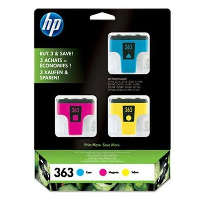 Termék főképe Inkjet cart.pro multipack "Photosmart 3210" tiskárnu, HP "Nr.363" c+m+y, 400+370+500 stran