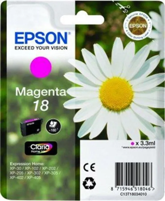 Termék főképe Inkjet cart.pro "XP 30, 102, 202, 205" tiskárny, EPSON Magenta, 3,3ml
