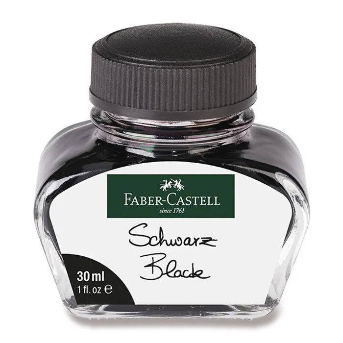 Termék főképe Inkoust pro plnicí pera, černá barva Faber-Castell 149854