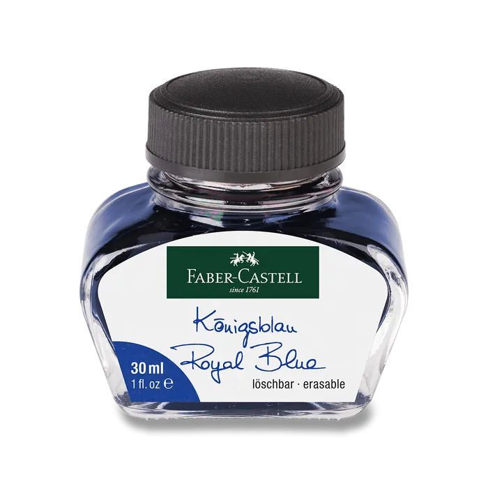 Termék főképe Inkoust ve skleněné lahvičce 30ml, modrá Faber Castell (149839)