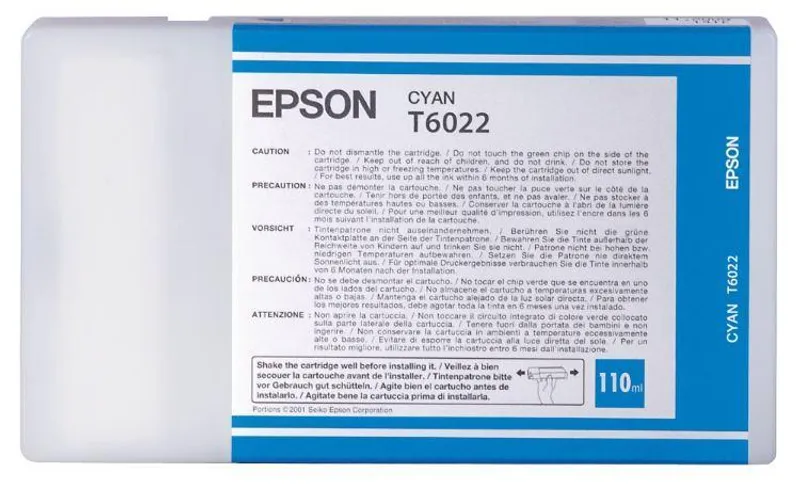 Termék főképe Inkoustová cart. pro tiskárny "StylusPro 7800, 7880", EPSON Cyan, 110ml
