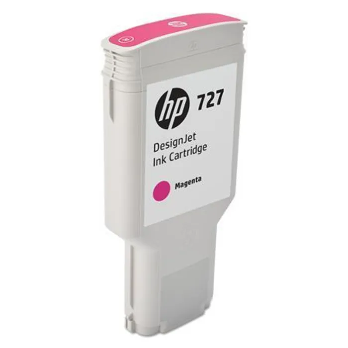 Termék főképe Inkoustová cartridge HP 727, do tiskárny DesignJet T930/T1530/T2530, purpurová, 300 ml, HP
