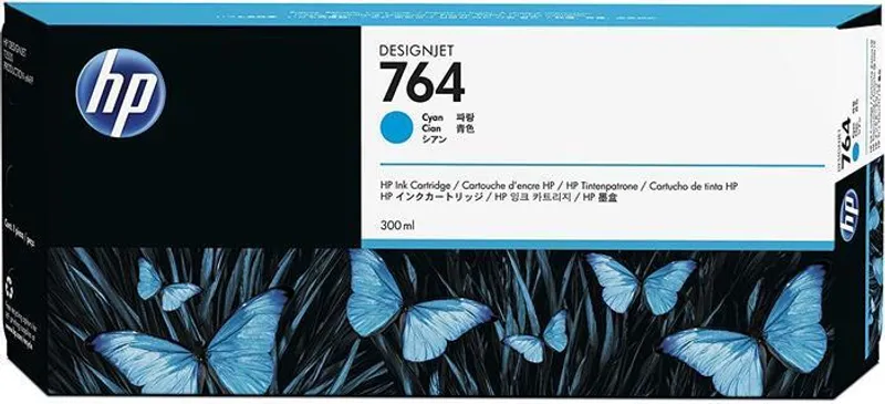 Termék főképe Inkoustová cartridge HP 764, do tiskárny Designjet T3500, azurová, 300 ml, HP