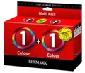 „80D2955B” tintatöltő, b+c, 2*113 oldal, X2300 nyomtatóhoz, multipack, LEXMARK