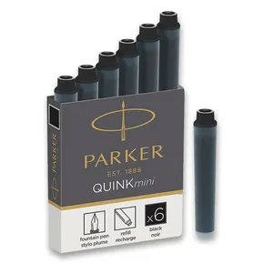 Tintapatronok rövid fekete PARKER [6 db]