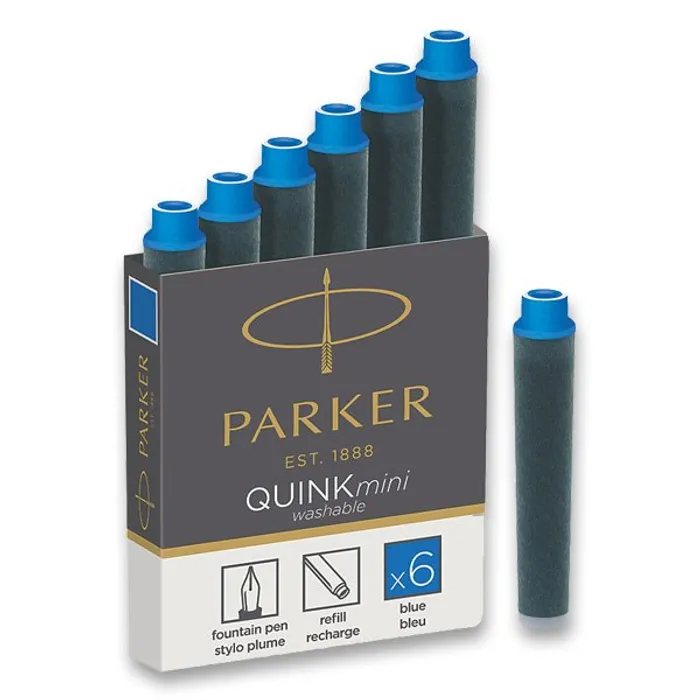 Termék főképe Inkoustové bombičky krátké modré PARKER [6 ks]