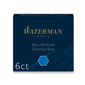 Waterman tintapatron rövid kék, mosható