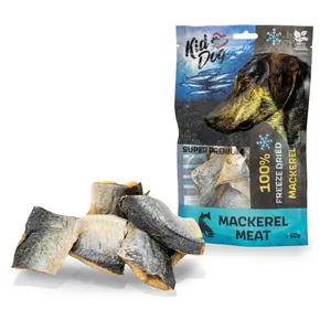 KIDDOG SUPER PREMIUM 100% makrela - darabok tiszta makrélamájból, fagyasztva szárított, 50 g