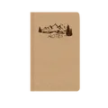 Notes üres - A5 - kraft - Hegyek