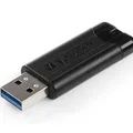 Következő termékkép 32 GB-os USB flash meghajtó "PinStripe", USB 3.0, VERBATIM, fekete