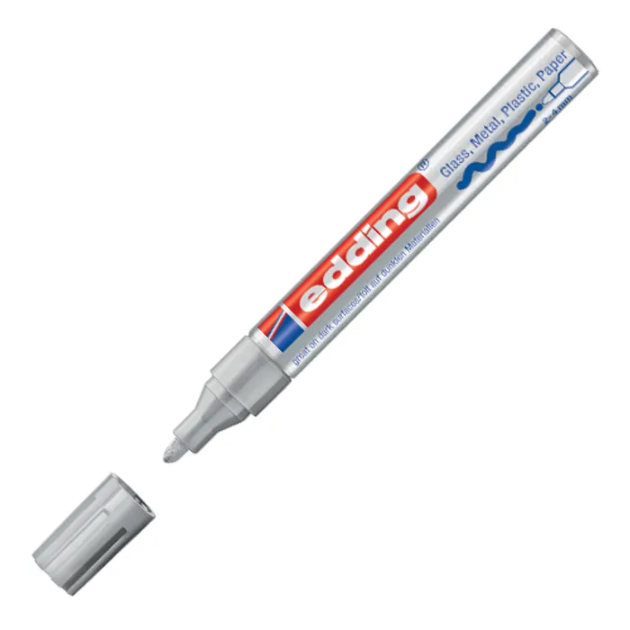 Termék főképe Lakový popisovač "750", stříbrná, 2-4mm, EDDING