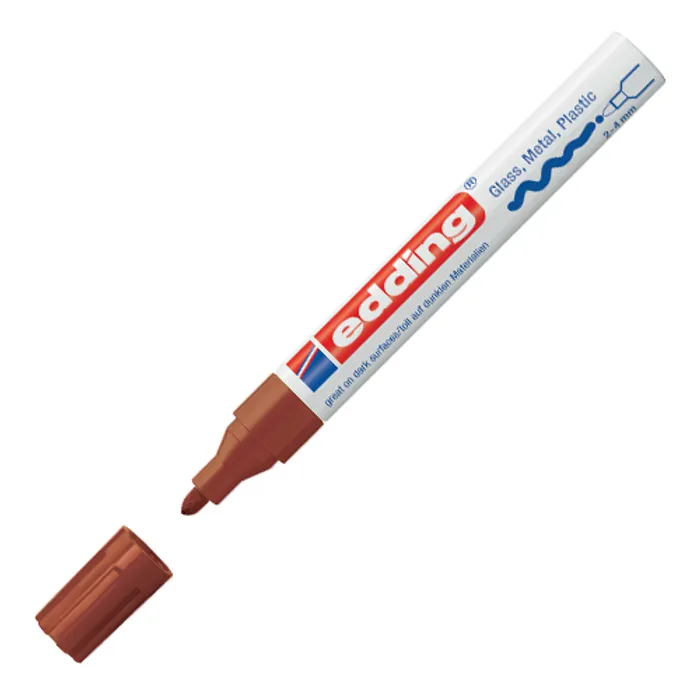 Termék főképe Lakový popisovač "750", hnědá, 2-4mm, EDDING