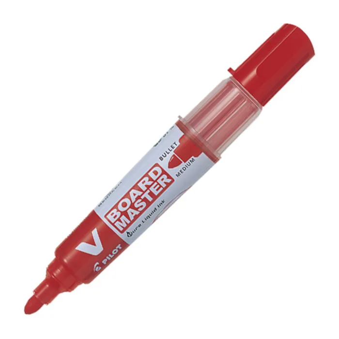 Termék főképe Popisovač na bílou tabuli "V-Board Master", červená, 2,3mm,, kuželový hrot, PILOT