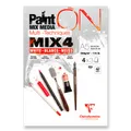 Clairefontaine Paint'ON Mix4 blok - A5, 12 lap, 250 g