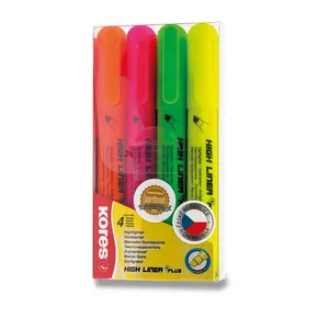 Kores High Liner Plus Highlighter 0,5–5 mm, 4 színes keverék