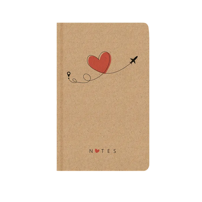 Termék főképe Notes tečkovaný - A5 - kraft - Letadlo