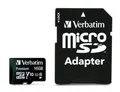 Következő termékkép Verbatim SecureDigital SDHC 16GB mikro memóriakártya, Class 10, adapterrel
