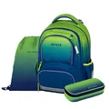 OXY NEXT Ombre Green iskolai szett [3 db]