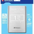 Következő termékkép Verbatim külső merevlemez, Store N Go, 2.5", USB 3.0 (3.2 Gen 1), 1TB, 53071, ezüst