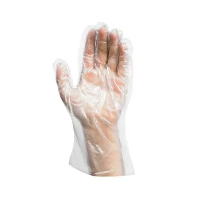 Fólia kesztyű (HDPE) egyszer használatos átlátszó `L` dobozos [100 db]