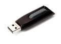 VERBATIM V3 USB flash lemez, fekete-szürke, 128 GB, USB 3.0, 80/25 MB/s