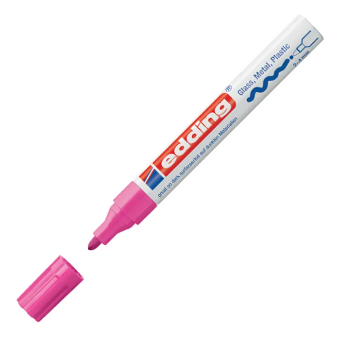Termék főképe Lakový popisovač "750", růžová, 2-4mm, EDDING