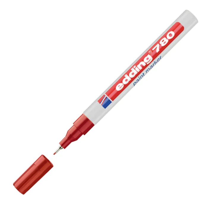 Termék főképe Lakový popisovač "780", červená, 0,8mm, EDDING