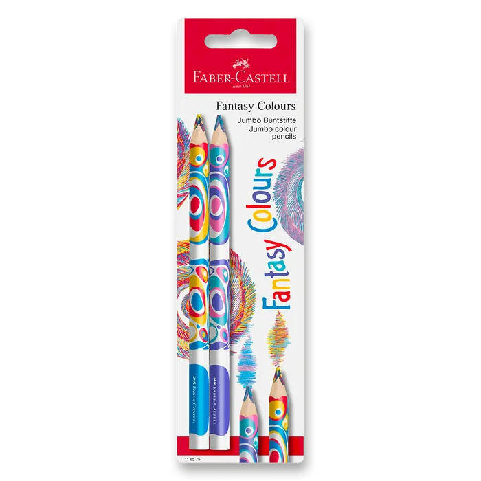Termék főképe Tříbarevná pastelka Faber-Castell Fantasy Jumbo [2 ks]