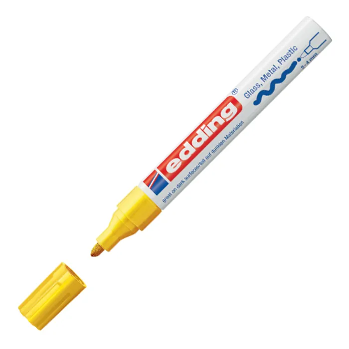 Termék főképe Lakový popisovač "750", žlutá, 2-4mm, EDDING