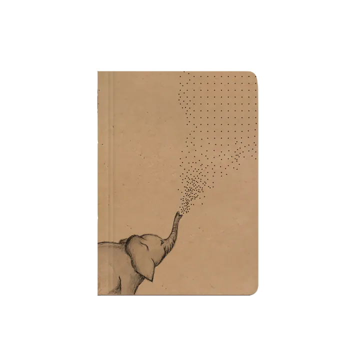 Termék főképe Notes tečkovaný - A6 - kraft - Slon