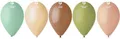 Lufi, természetes pasztell színek, 26 cm, 10 db/csomag, 10200009-NATUR