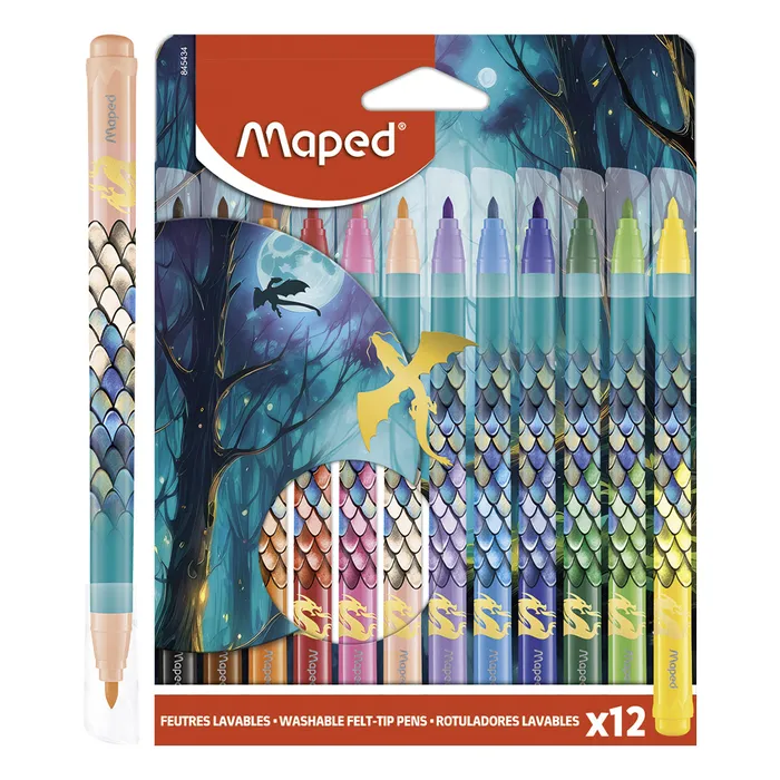 Termék főképe Dětské fixy Maped Dragon - 12 barev