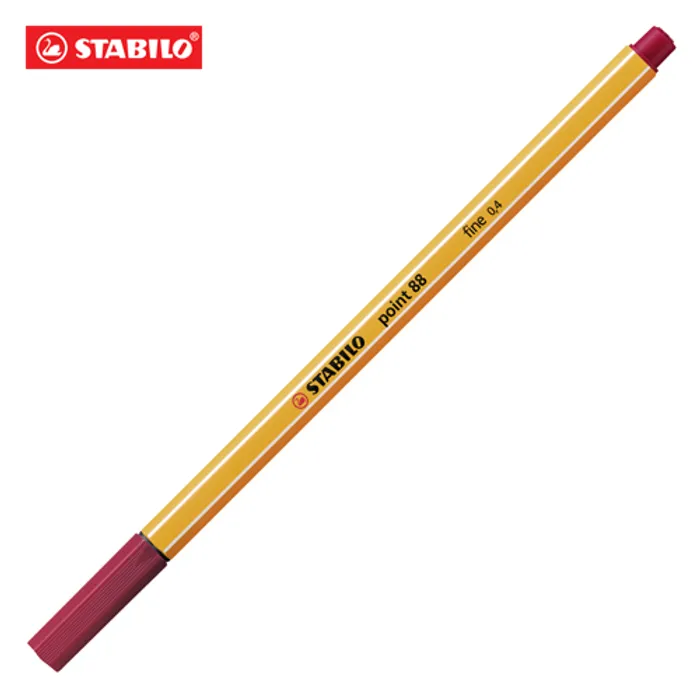 Termék főképe Jemný liner STABILO point 88 tmavě červená 88/50