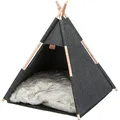 Következő termékkép Tipi barlang, 55 x 65 x 55 cm, filc, antracit